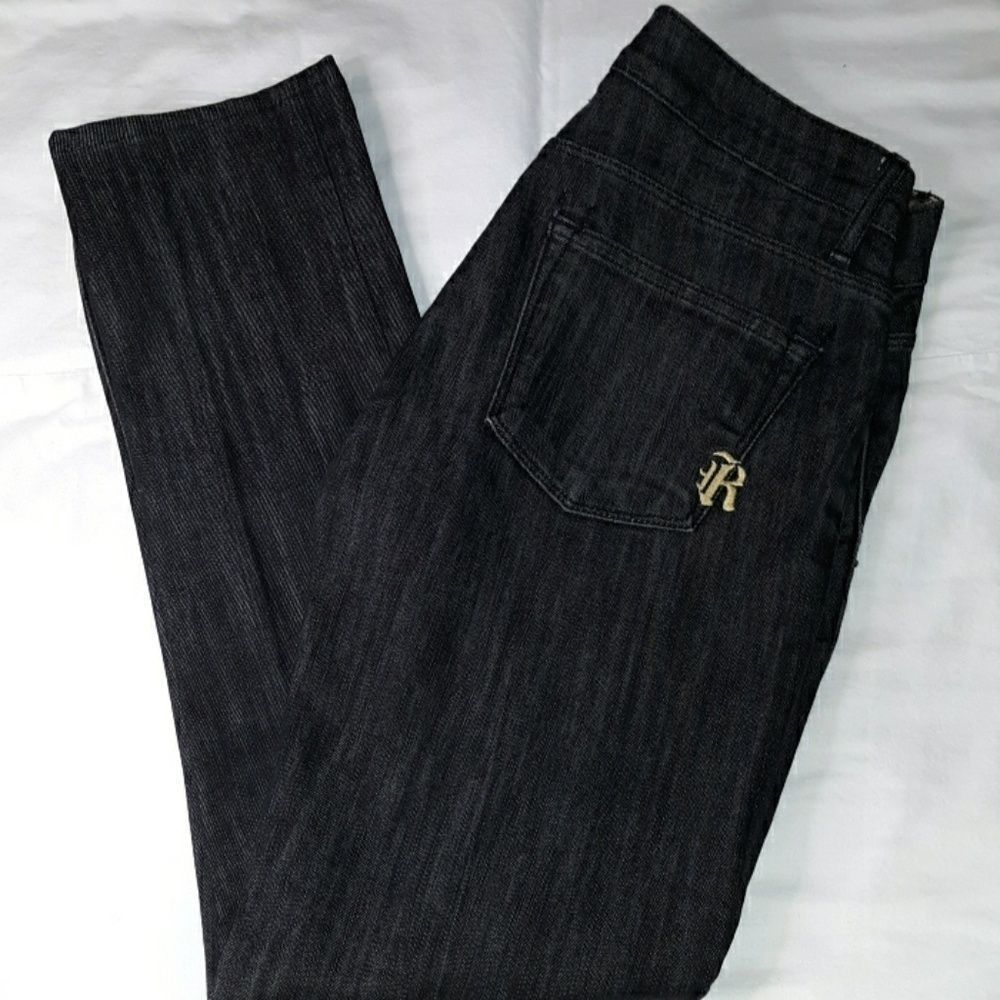 Rich & Skinny Black Skinny Jeans Butterfinger‎ 25